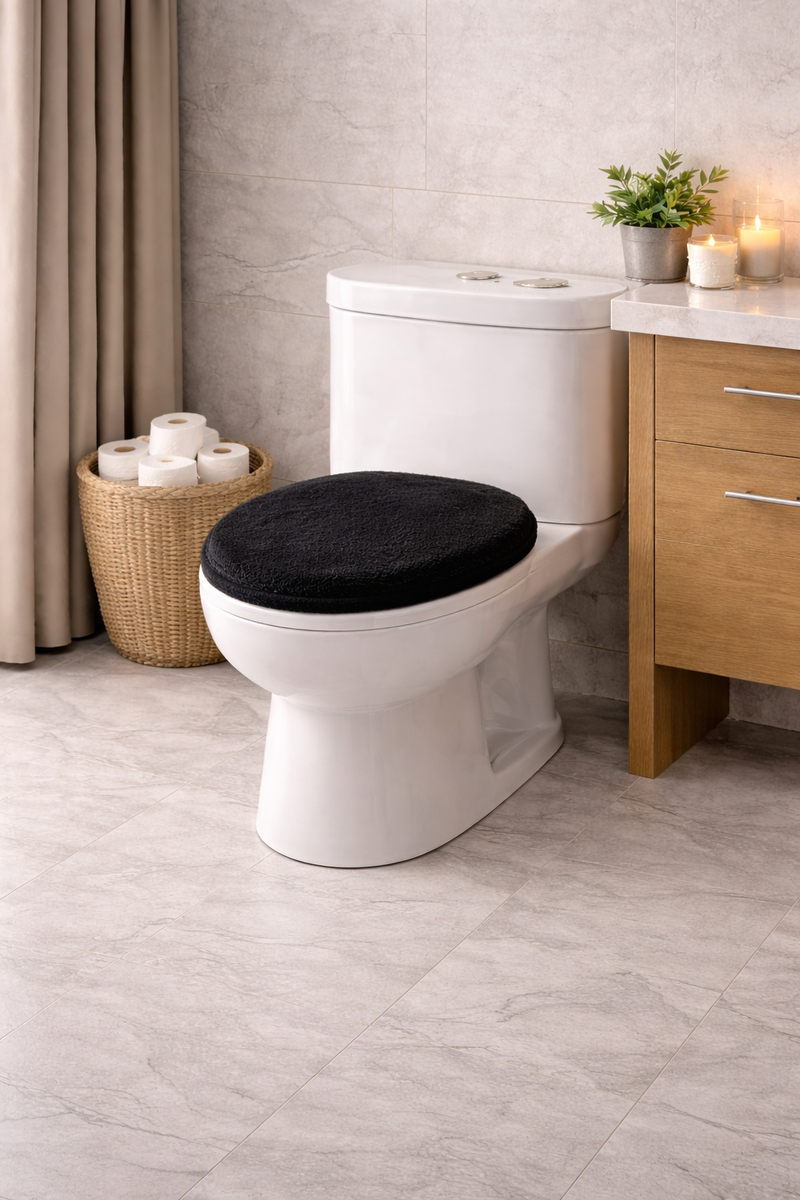 Luroon LidFit — Premium Memory Foam Toilet Lid Cover