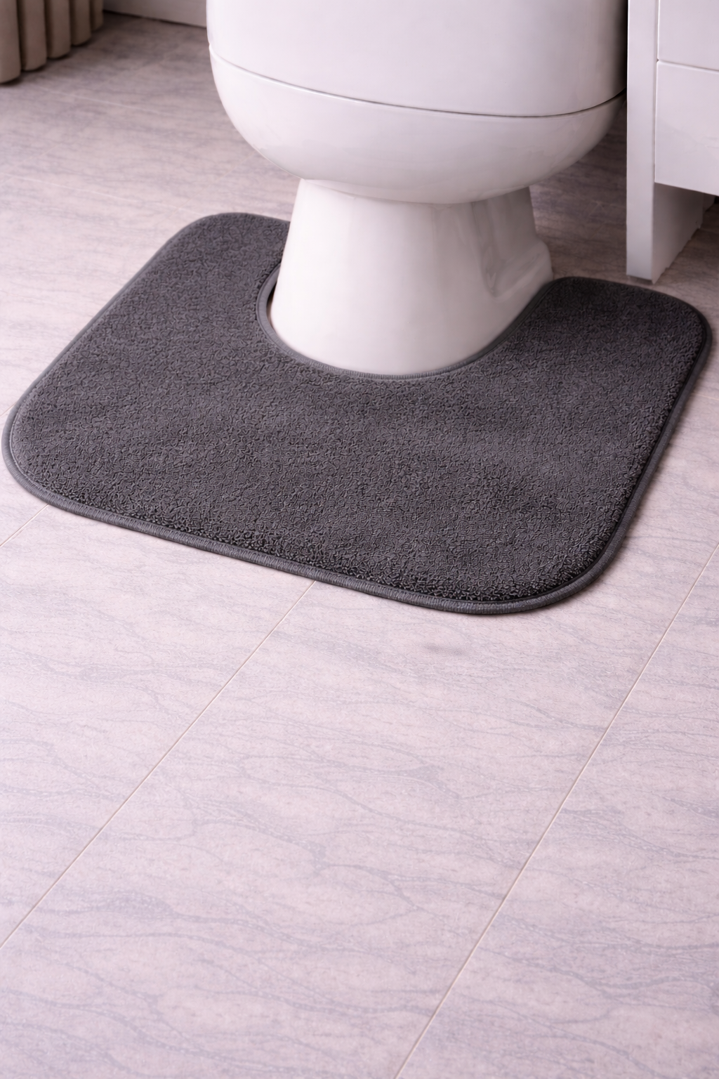 Luroon U-Comfort  — Contoured Memory Foam Mat for Toilet Base